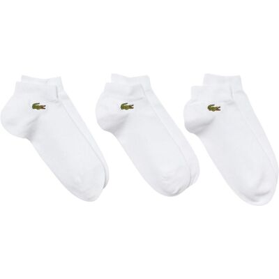 Lacoste Sport Low-Cut Socks 3-Pack Valkoinen Hvid Unisex Lacoste Sport Low-Cut Socks 3-Pack Valkoinen Hvid Unisex