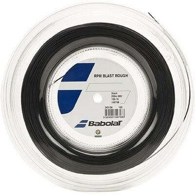 Babolat RPM Rough Black 200M Sort Babolat RPM Rough Black 200M Sort