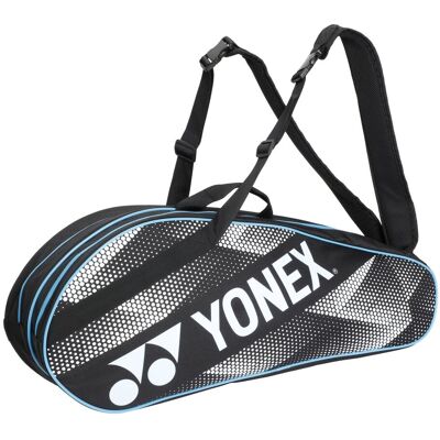 Yonex Double Racketbag BAG222136 X6 Black/Blue Sort Yonex Double Racketbag BAG222136 X6 Black/Blue Sort