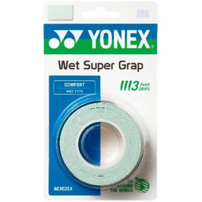Yonex Super Grap 3-Pack Powder Green Grøn Yonex Super Grap 3-Pack Powder Green Grøn