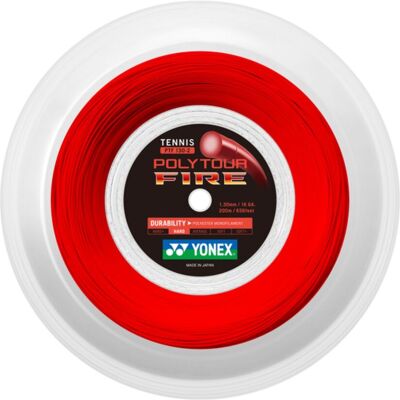Yonex Polytour Fire 200 M Red Rød Yonex Polytour Fire 200 M Red Rød