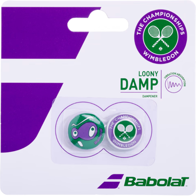 Babolat Loony Damp Wimbledon Shock Absorber Lilla,Grøn Babolat Loony Damp Wimbledon Shock Absorber Lilla,Grøn
