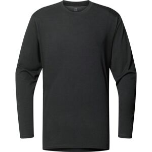 Haglöfs Kaise Wool LS Tee Men True Black - S S Haglöfs Kaise Wool LS Tee Men True Black - S S