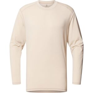 Haglöfs Kaise Wool LS Tee Miesten liitubeige - S S Haglöfs Kaise Wool LS Tee Miesten liitubeige - S S