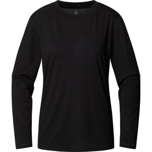 Haglöfs Kaise Wool LS Naisten T-paita True Black - XS XS Haglöfs Kaise Wool LS Naisten T-paita True Black - XS XS
