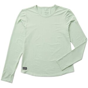 Saucony Stopwatch Long Sleeve W Aloe Heather - L L Saucony Stopwatch Long Sleeve W Aloe Heather - L L