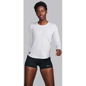 Saucony Stopwatch Long Sleeve W Aster Heather - XS XS Saucony Stopwatch Long Sleeve W Aster Heather - XS XS