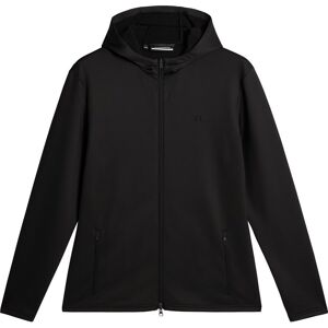 J.Lindeberg Aerial Full Zip Hood Black - M M J.Lindeberg Aerial Full Zip Hood Black - M M