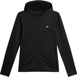 J.Lindeberg Aerialle Zip Hood Black - L L J.Lindeberg Aerialle Zip Hood Black - L L