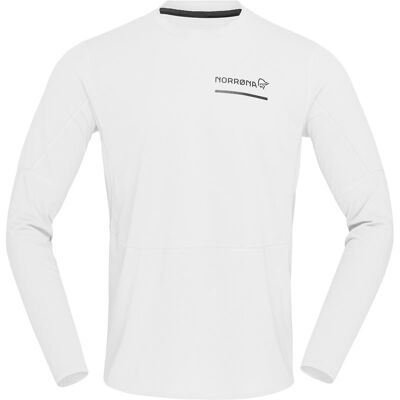 Norrøna Senja Equaliser Lightweight Long SleeveM's Snow White - S S Norrøna Senja Equaliser Lightweight Long SleeveM's Snow White - S S