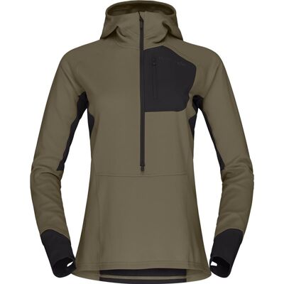 Norrøna Senja Warm1 Hood W´s Olive Night - L L Norrøna Senja Warm1 Hood W´s Olive Night - L L