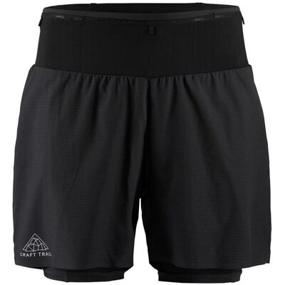 Craft Pro Trail Shorts M Black/Black - XXL XXL Craft Pro Trail Shorts M Black/Black - XXL XXL