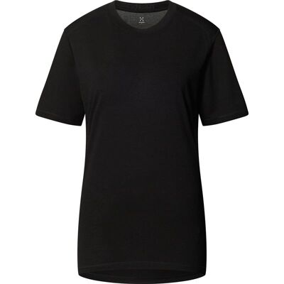 Haglöfs Kaise Wool Tee Women True Black - L L Haglöfs Kaise Wool Tee Women True Black - L L