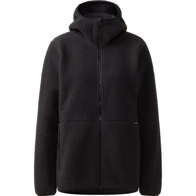 Haglöfs Funäs Pile Hood Women True Black - XS XS Haglöfs Funäs Pile Hood Women True Black - XS XS