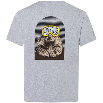 Marmot Marty Goggles Tee SS Grey Heather - XL XL Marmot Marty Goggles Tee SS Grey Heather - XL XL