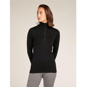 Icebreaker W 200 Oasis LS HalfZip Black - L L Icebreaker W 200 Oasis LS HalfZip Black - L L