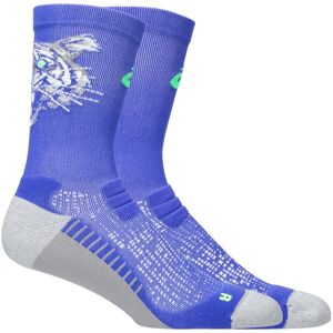 Asics Performance Run Sock Crew Cobalt Burst/Vital Green - L L Asics Performance Run Sock Crew Cobalt Burst/Vital Green - L L