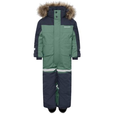 Didriksons Bjärven Kids' Coverall Dark Moss - 100 100 Didriksons Bjärven Kids' Coverall Dark Moss - 100 100