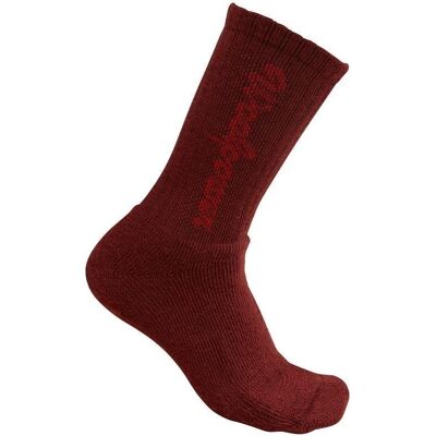 Woolpower Kids Socks Classic Logo 400 Rust Red - 28-31 28-31 Woolpower Kids Socks Classic Logo 400 Rust Red - 28-31 28-31