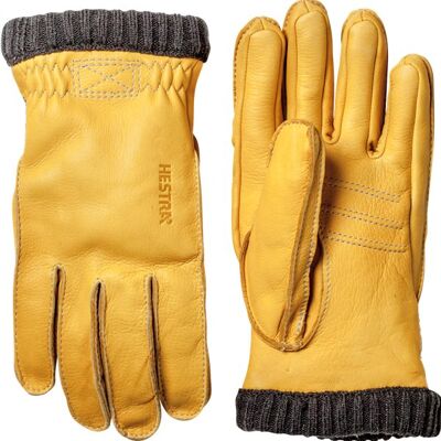 Hestra Deerskin Primaloft Rib - keltainen - Koko: 7 Hestra Deerskin Primaloft Rib - keltainen - Koko: 7
