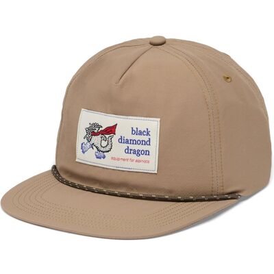 Black Diamond Synthetic Rope Hat Mushroom-White Dragon Patch Black Diamond Synthetic Rope Hat Mushroom-White Dragon Patch