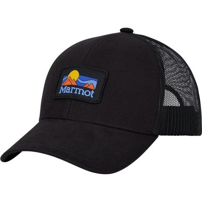 Marmot Retro Trucker Hat Black - Onesize Onesize Marmot Retro Trucker Hat Black - Onesize Onesize