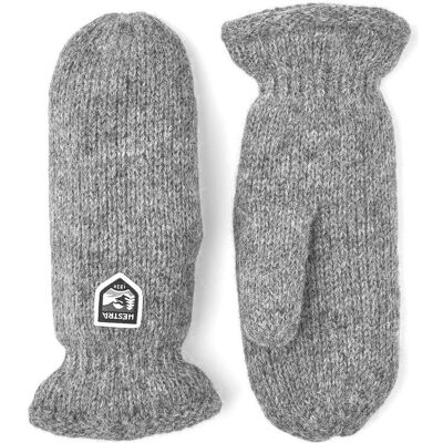 Hestra Basic Wool Mitt Grey - 11 11 Hestra Basic Wool Mitt Grey - 11 11
