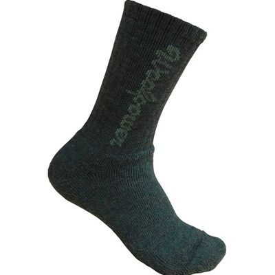 Woolpower Kids Socks Classic Logo 400 Forest Green - 28-31 28-31 Woolpower Kids Socks Classic Logo 400 Forest Green - 28-31 28-31