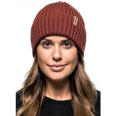 Woolpower Beanie Rib Rust Red Woolpower Beanie Rib Rust Red