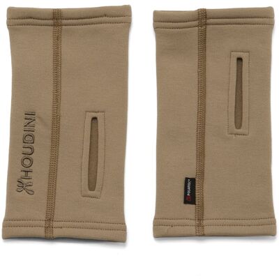 Houdini Power Wrist Gaiters Foggy Brown - M M Houdini Power Wrist Gaiters Foggy Brown - M M