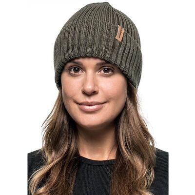 Woolpower Beanie Rib Pine Green Woolpower Beanie Rib Pine Green