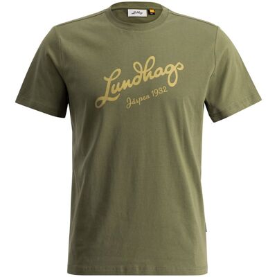 Lundhags Järpen Logo T-Shirt M Pine Green - S S Lundhags Järpen Logo T-Shirt M Pine Green - S S