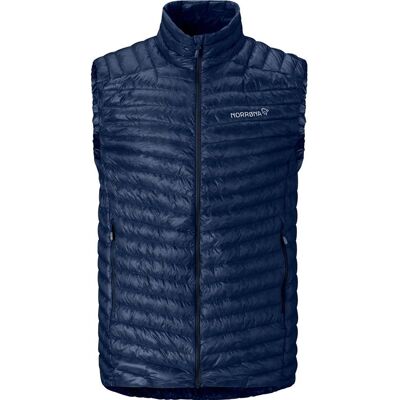 Norrøna Trollveggen Superlight Down800 Vest M'S Indigo Night - M M Norrøna Trollveggen Superlight Down800 Vest M'S Indigo Night - M M