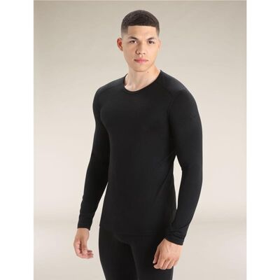 Icebreaker M 200 Oasis LS Crewep Men Black - S S Icebreaker M 200 Oasis LS Crewep Men Black - S S