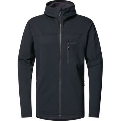 Haglöfs Rosson Mid Hood Men True Black - XL XL Haglöfs Rosson Mid Hood Men True Black - XL XL