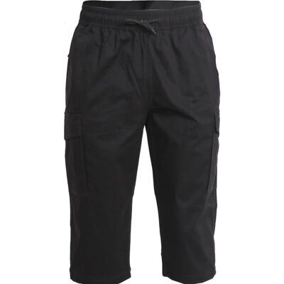 Dobsom Cargo Capri Black - M M Dobsom Cargo Capri Black - M M