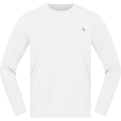 Norrøna Femund Tech Long Sleeve M's Snow White - M M Norrøna Femund Tech Long Sleeve M's Snow White - M M