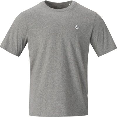 Norrøna /29 Cotton Viking Patch T-Shirt M's Grey Melange - S S Norrøna /29 Cotton Viking Patch T-Shirt M's Grey Melange - S S