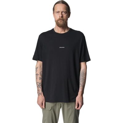 Houdini M's Tree Message Tee True Black / Houdini - S S Houdini M's Tree Message Tee True Black / Houdini - S S