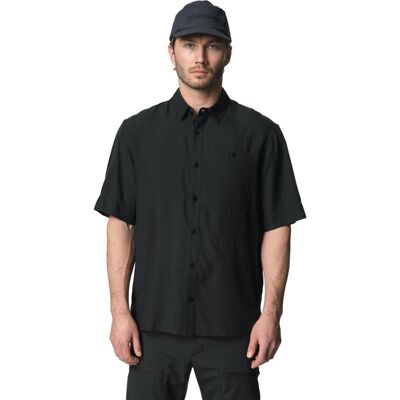Houdini M's Tree Shortsleeve Shirt True Black Light - S S Houdini M's Tree Shortsleeve Shirt True Black Light - S S