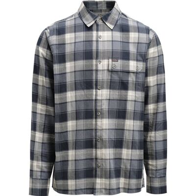 Lundhags Järpen Plaid Flannel Shirt Dk Sky Blue - XS XS Lundhags Järpen Plaid Flannel Shirt Dk Sky Blue - XS XS