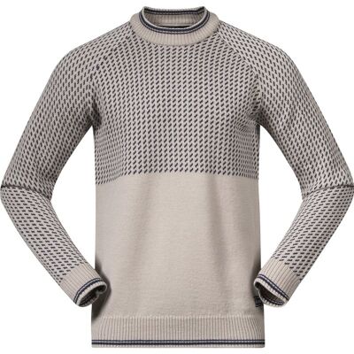 Bergans Alvdal Wool Jumper Men Sandstone/Navy Blue - XXL XXL Bergans Alvdal Wool Jumper Men Sandstone/Navy Blue - XXL XXL