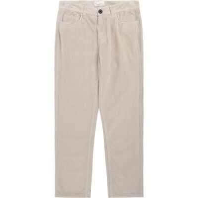 KnowledgeCotton Apparel Organic Cotton Chuck 5-pocket Corduroy P Light Feather Gray KnowledgeCotton Apparel Organic Cotton Chuck 5-pocket Corduroy P Light Feather Gray