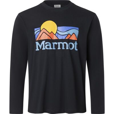 Marmot Coastal Tee LS Black - S S Marmot Coastal Tee LS Black - S S