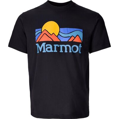 Marmot Coastal Tee SS Black - S S Marmot Coastal Tee SS Black - S S