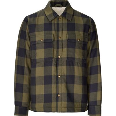 Marmot Ridgefield Sherpa Flannel Shirt Jacket Nori/Black - L L Marmot Ridgefield Sherpa Flannel Shirt Jacket Nori/Black - L L