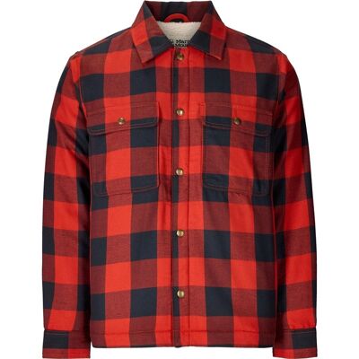 Marmot Ridgefield Sherpa Flannel Shirt Jacket Sumac - L L Marmot Ridgefield Sherpa Flannel Shirt Jacket Sumac - L L