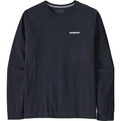 Patagonia M's L/S P-6 Logo Responsibili-Tee New Navy - M M Patagonia M's L/S P-6 Logo Responsibili-Tee New Navy - M M