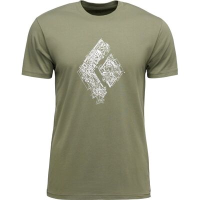 Black Diamond M Engineered Diamond Ss Tee Tundra - XL XL Black Diamond M Engineered Diamond Ss Tee Tundra - XL XL