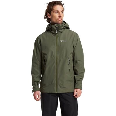 Tenson Winga Rain Jacket Men Beetle - S S Tenson Winga Rain Jacket Men Beetle - S S